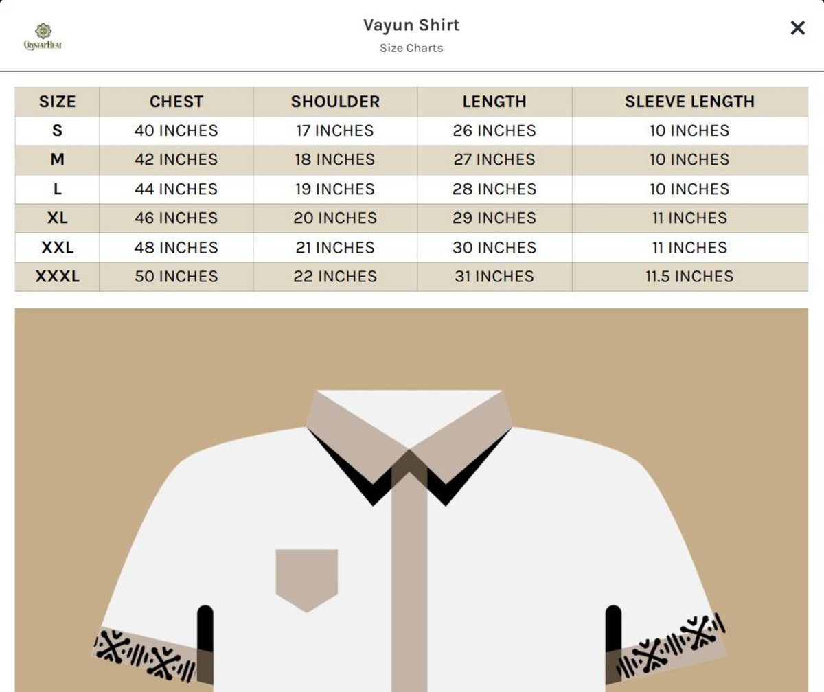 Men’s Beige Tribal Print Shirt, Cotton Short-Sleeve Button-Up